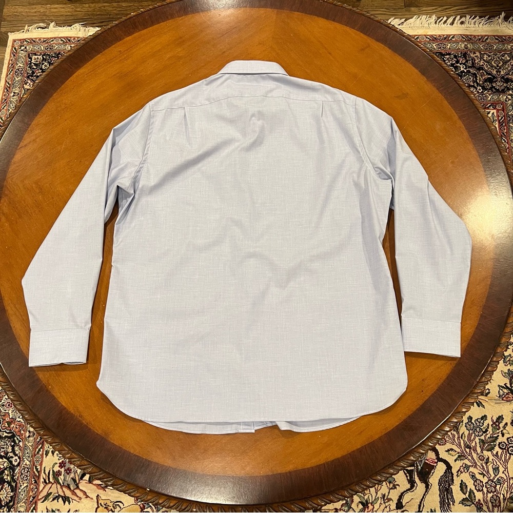 NEW J.Crew Men's Ludlow Stretch Cotton Dress Shirt Fairweather Blue 17.5/36‎ - Picture 4 of 16